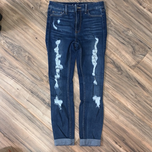 hollister distressed jeans - Picture 2 of 5